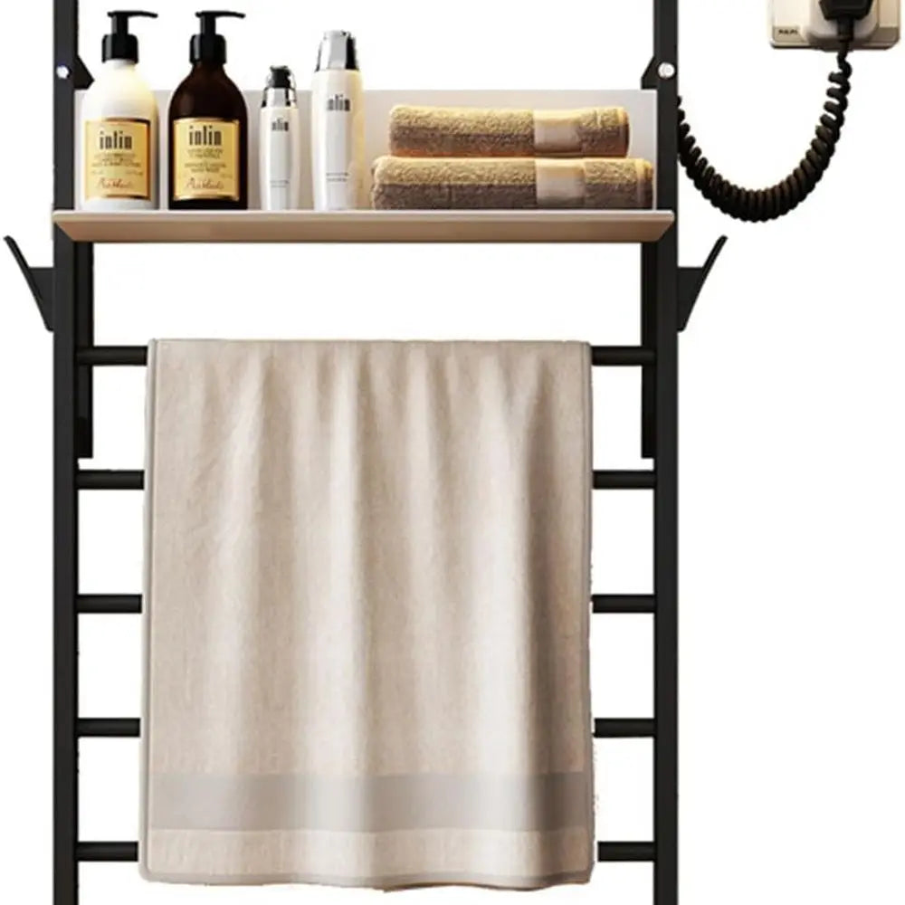 電熱毛巾架，壁掛式浴室熱毛巾架，附置物架，附計時器和Sma 