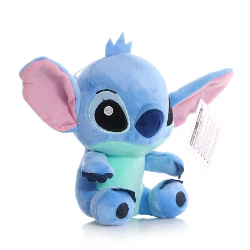 18cm Original Plush Stitch Baby Movie Cartoon Model Doll Children Action Figures Stuffed Toys Pendant Gifts