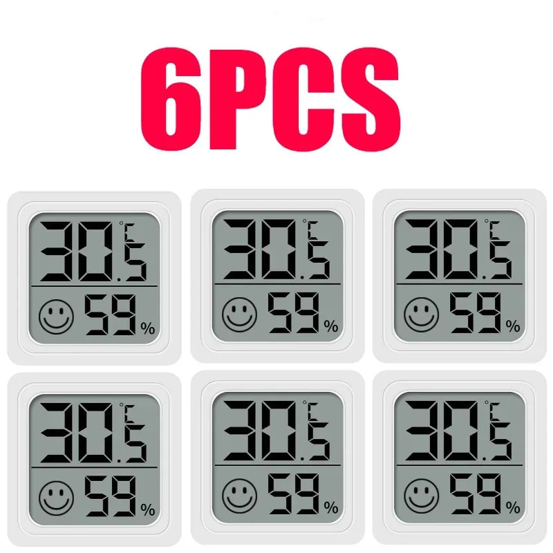 1/3pcsMini LCD Digital Thermometer Hygrometer Indoor Room Temperature Humidity Meter Sensor Gauge Weather Station Set