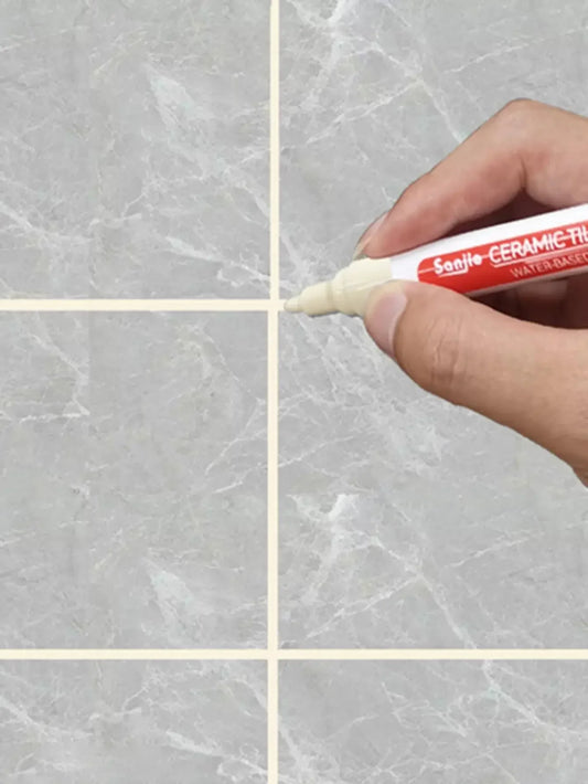1PC Ceramic tile bathroom wall floor tile gap color repair anti-mildew waterproof whiteboard color repair pen