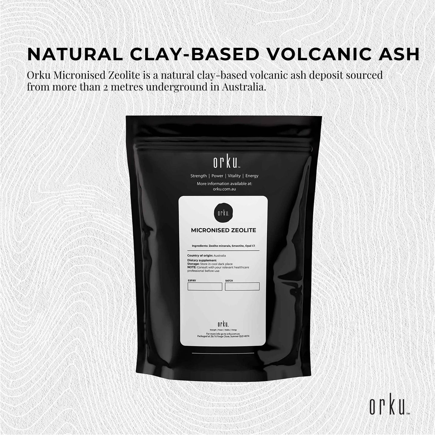 50g Pure Micronised Zeolite Powder Mineral - Micronized Volcamin Clinoptilolite-2