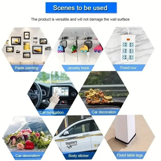 1 Roll Transparent Double Sided Nano Tape, Waterproof Wall Stickers, Reusable Heat Resistant home improvement