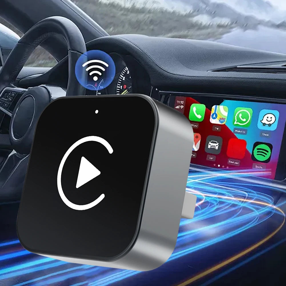 Wireless Android Auto Carplay Box/Adapter Smart USB Dongle Convert Wired To Wireless Auto Connect for Factory Wired CarPlay Cars