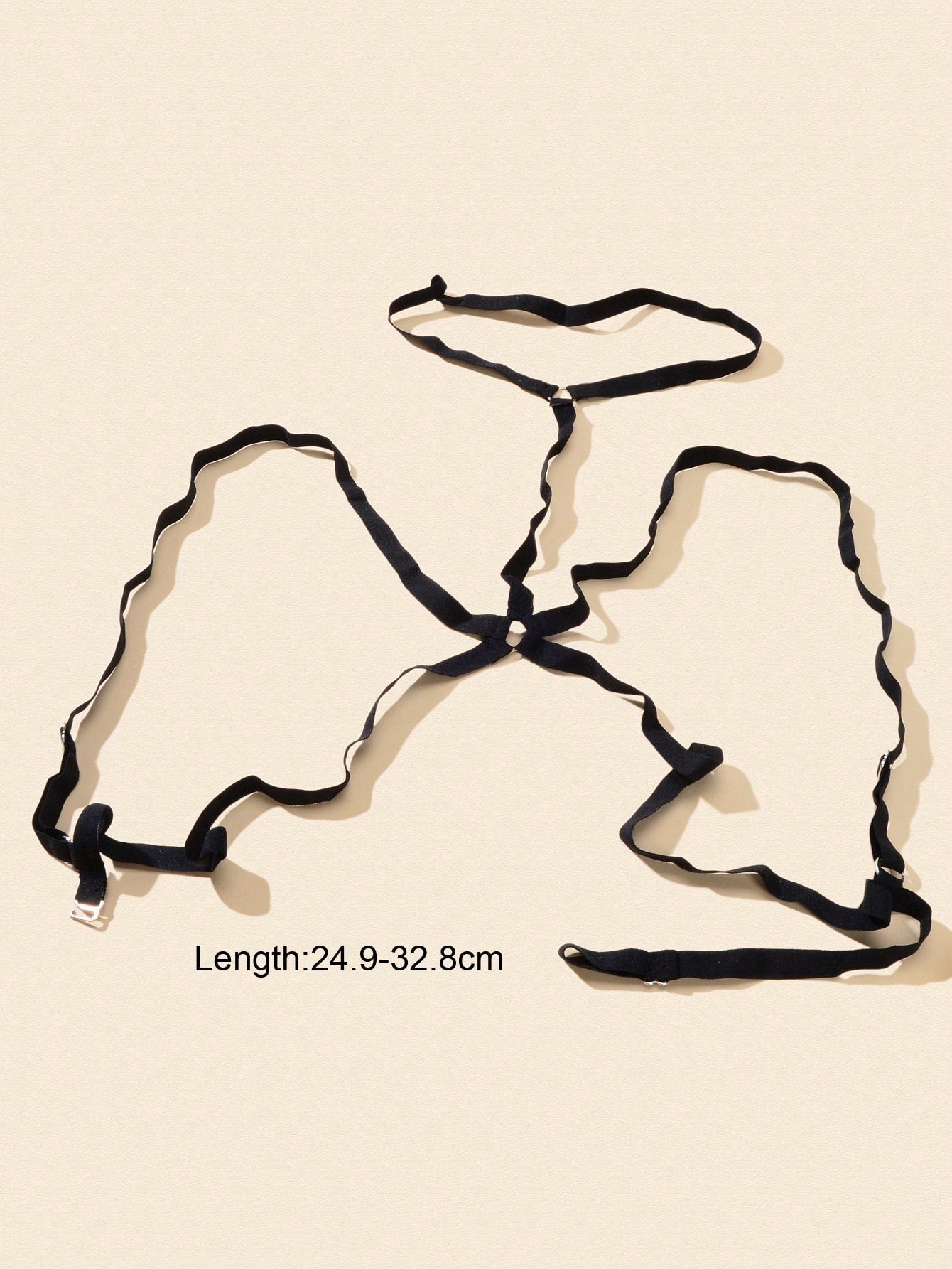 Black Sexy Harness Party Prom Rave Belly Bra Jewelry Chest Body Chain