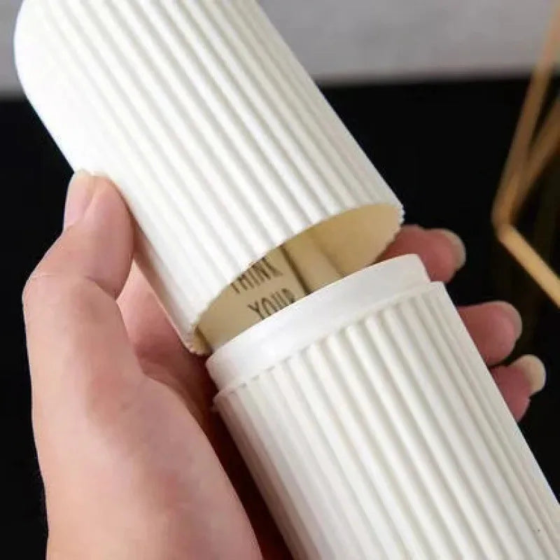 1/4件裝桌上牙刷保護套杯盒旅行露營收納盒整理器旅行盥洗用品收納杯新品