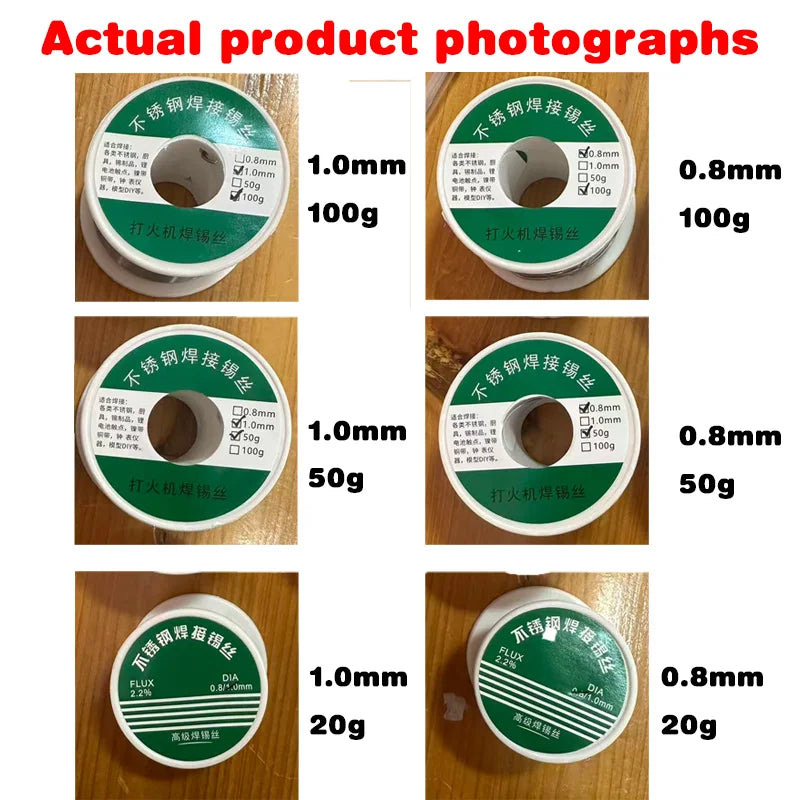 0.8mm 1.0mm 20g 50g 100g Soldering Tin Wire Tin Melt Rosin Core Solder Soldering Wire Roll No-clean FLUX 2.0%