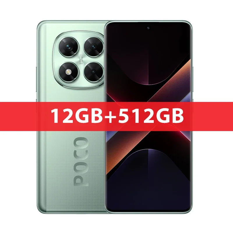 【Brand+】POCO X7 Smartphone Dimensity 7300-Ultra 6.67"120Hz AMOLED Display 45W 5110mAh 50MP Camera IP68 Xiaomi HyperOS NFC