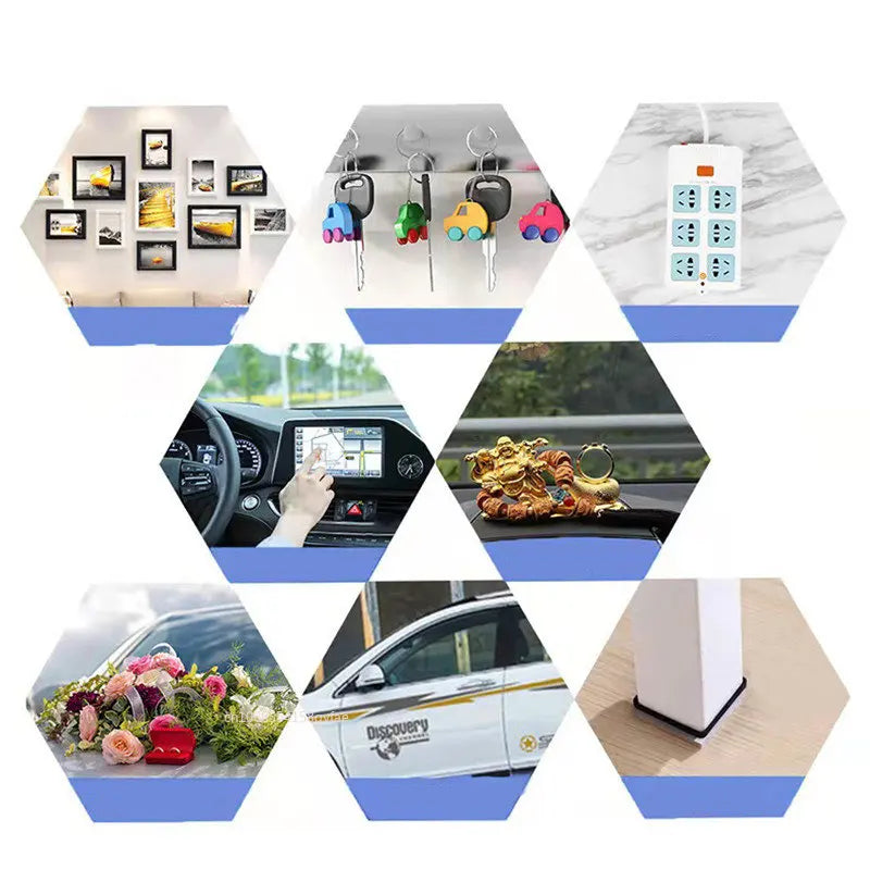 Waterproof Transparent  Double Sided Nano Tape Reuse Home Tapes Adhesives Porcelain wood  metal plastic Super Glue