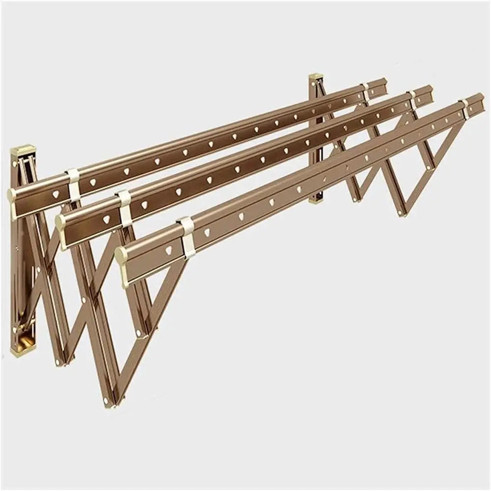 Extendable Drying Rack, Wall Mounted Airer Towel Rail Extendible Folding(1 Track)