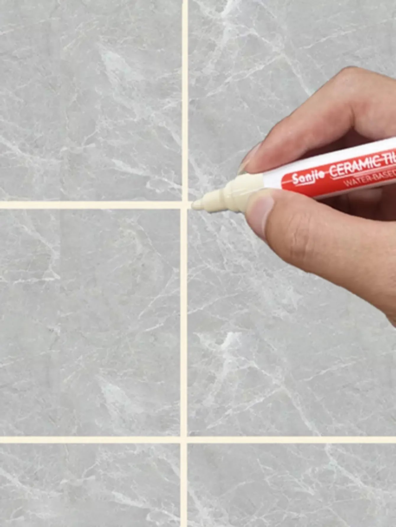 1PC Ceramic tile bathroom wall floor tile gap color repair anti-mildew waterproof whiteboard color repair pen