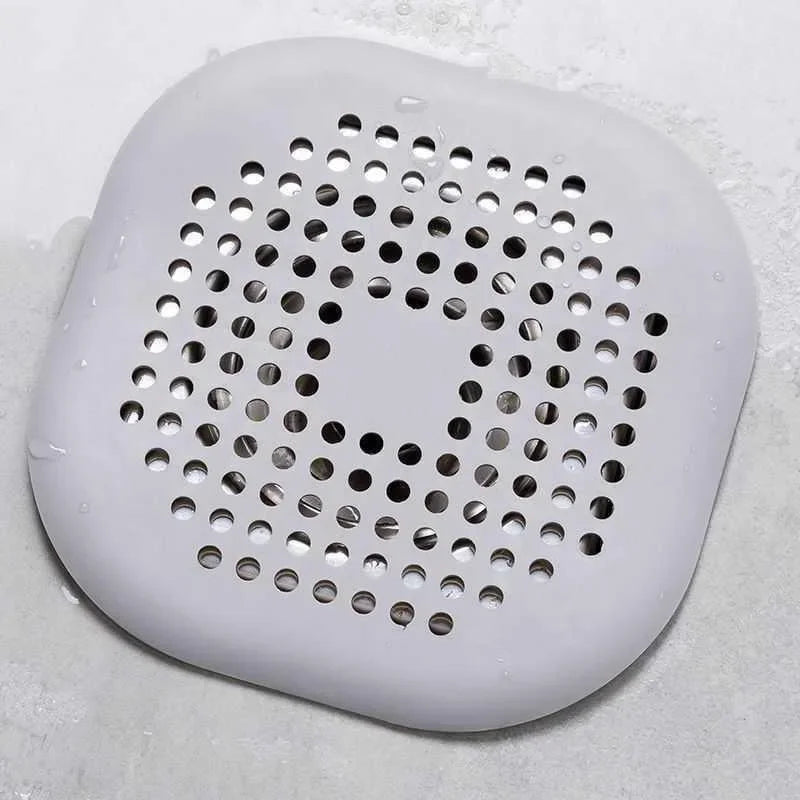 1/2/10/20PCs Shower Drain Hair Catcher Sink Strainer Drain Cover Hair Catcher Silicone Hair Filter Kitchen Bathroom Accessories