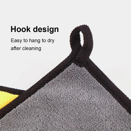 1/3/5條超細纖維清潔毛巾 汽車清潔布 專業汽車美容擦乾超細纖維毛巾 洗車毛巾配件