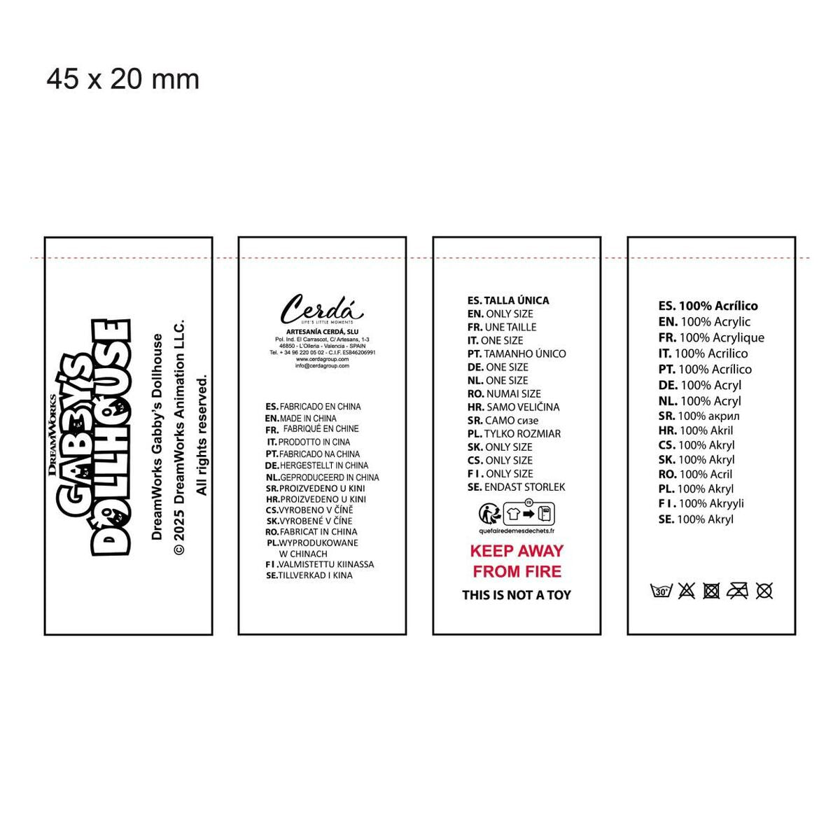 Set of clothes Gabby's Dollhouse Pink-2