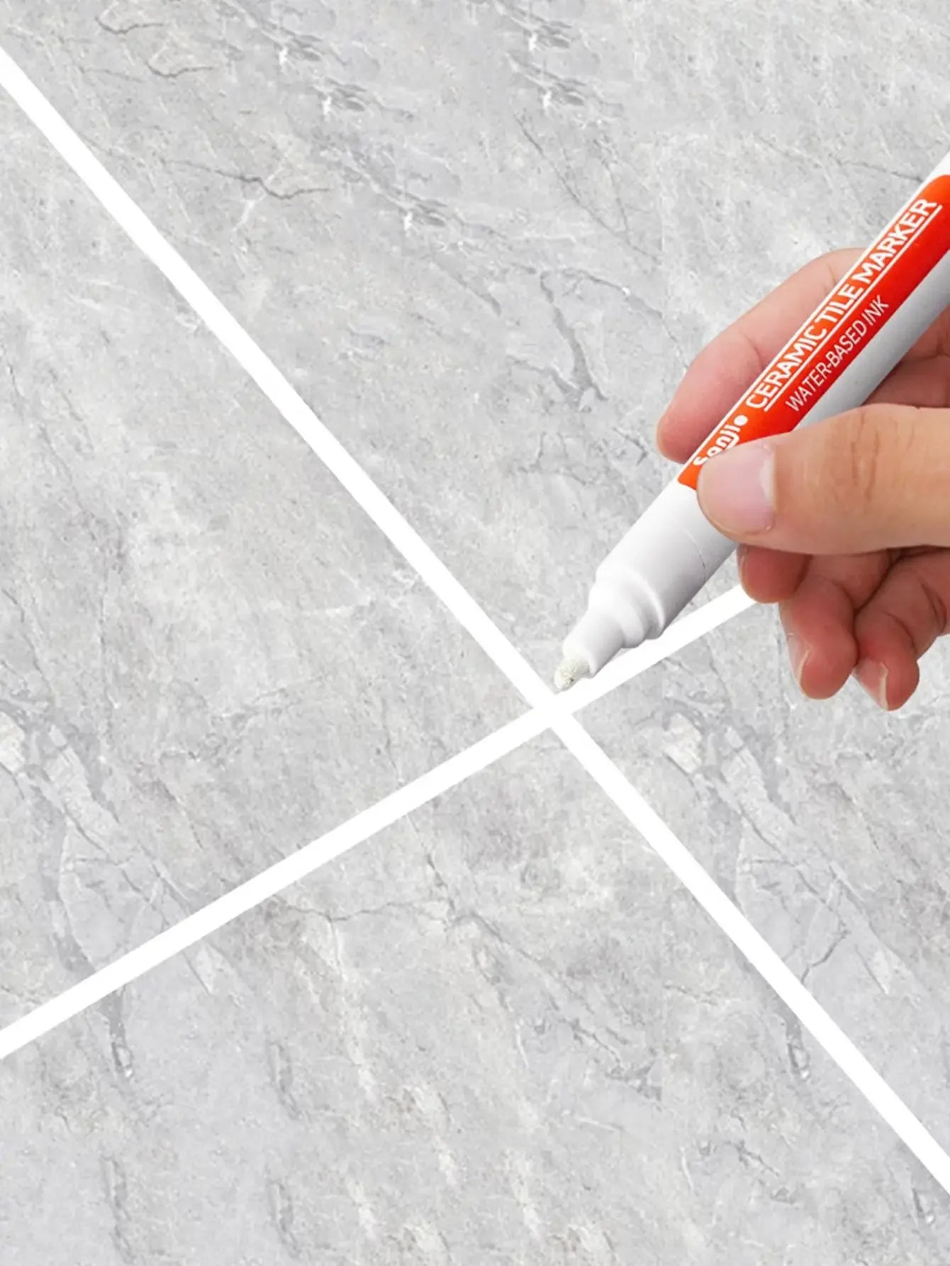 1PC Ceramic tile bathroom wall floor tile gap color repair anti-mildew waterproof whiteboard color repair pen