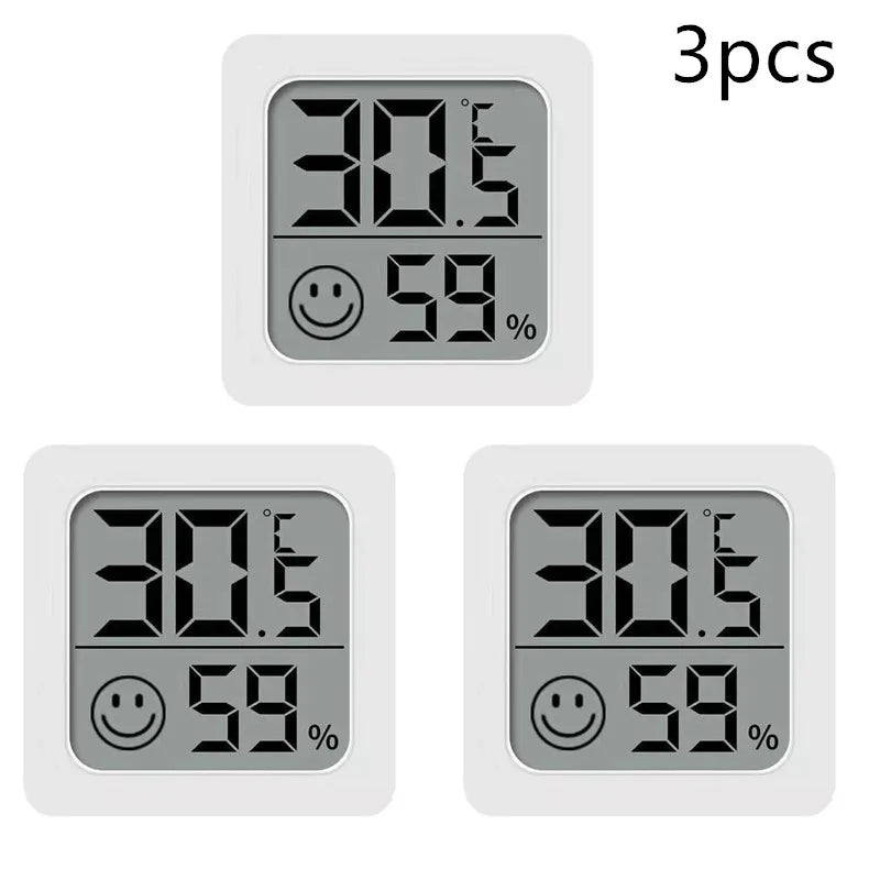 1/3pcsMini LCD Digital Thermometer Hygrometer Indoor Room Temperature Humidity Meter Sensor Gauge Weather Station Set