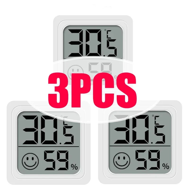 1/3pcsMini LCD Digital Thermometer Hygrometer Indoor Room Temperature Humidity Meter Sensor Gauge Weather Station Set