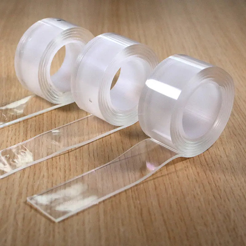 Waterproof Transparent  Double Sided Nano Tape Reuse Home Tapes Adhesives Porcelain wood  metal plastic Super Glue