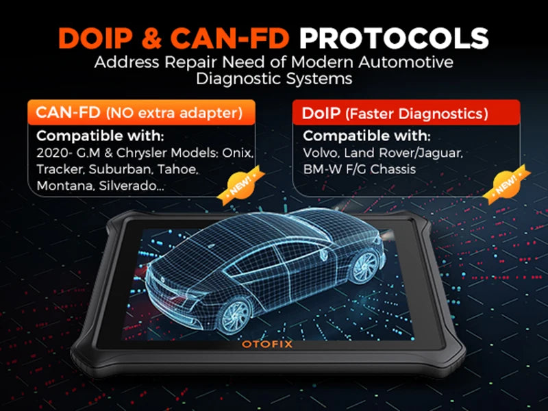 OTOFIX D1 LITE OBD2 掃描器汽車診斷工具藍牙無線雙向控制 OBD 汽車掃描工具主動測試