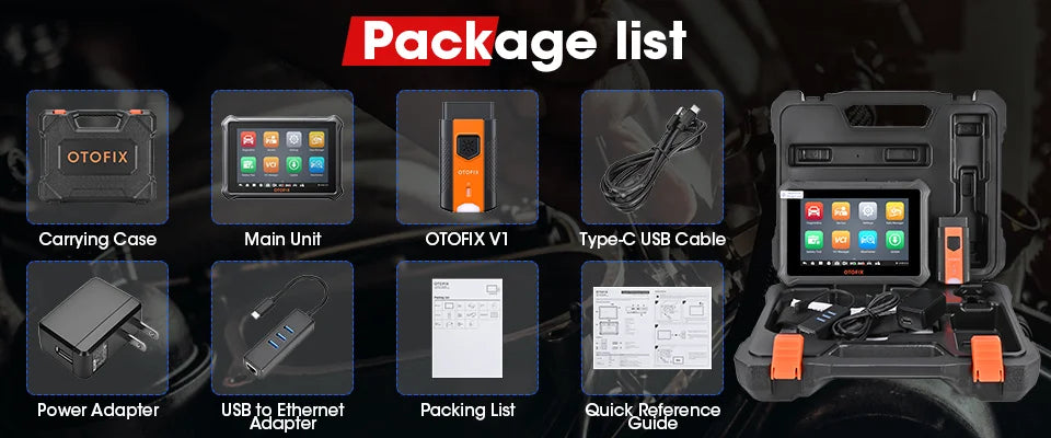 OTOFIX D1 LITE OBD2 掃描器汽車診斷工具藍牙無線雙向控制 OBD 汽車掃描工具主動測試