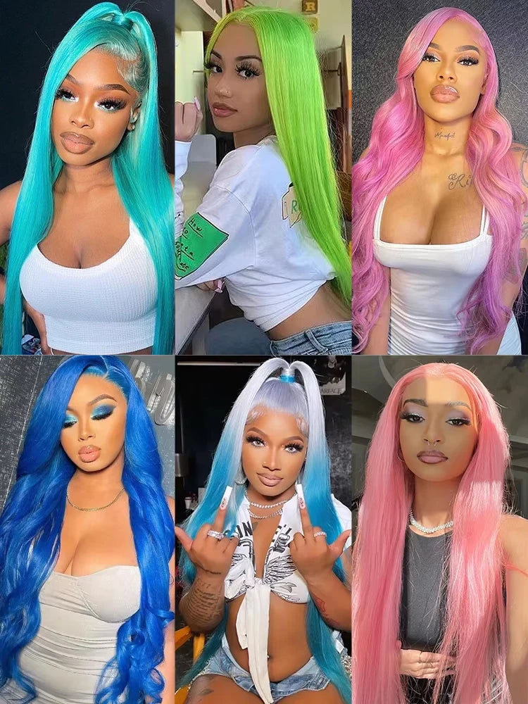 13x4 13x6 360 HD Transparent 613 Lace Frontal Wig Honey Blonde Color Brazilian Raw Body Wave Lace Front Human Hair Wig For Women