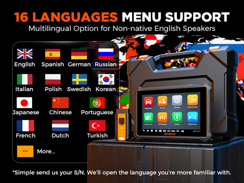 OTOFIX D1 LITE OBD2 掃描器汽車診斷工具藍牙無線雙向控制 OBD 汽車掃描工具主動測試