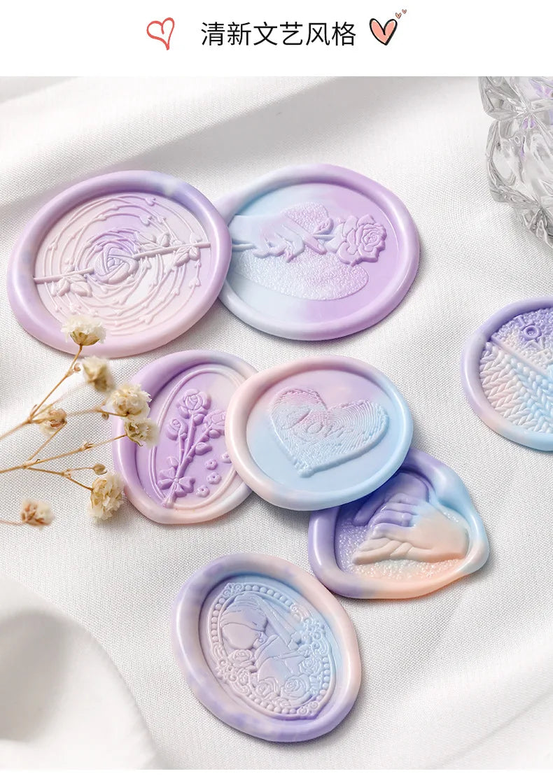 Valentine's Day Wax Seal Stamp Love Rose Sealing Stamp Head DIY Scrapbook Envelopes Wedding Invitations Gift Cards Decor