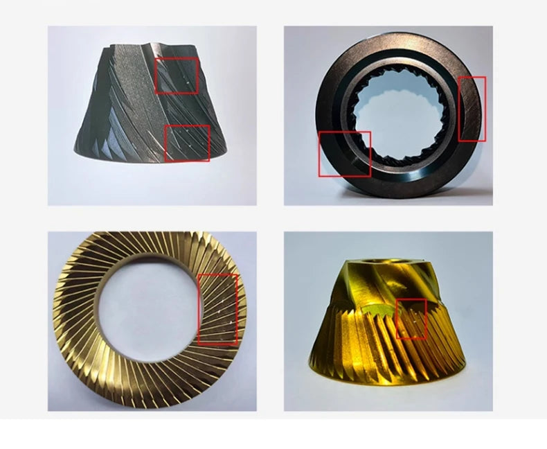 STARSEEKER E55Pro Electric Coffee Grinder 55MM Titanium Cone Burr Stepless Adjustment Espresso Brew Coffee Bean Grinder Black