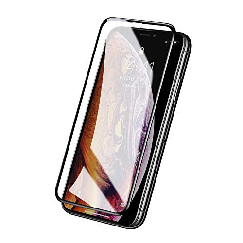 NNEDSZ  2 units of 2.5D Anti blue light Tempered Glass Screen Protector For Iphone X/XS 5.8-1