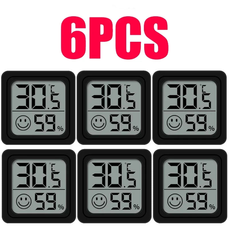 1/3pcsMini LCD Digital Thermometer Hygrometer Indoor Room Temperature Humidity Meter Sensor Gauge Weather Station Set