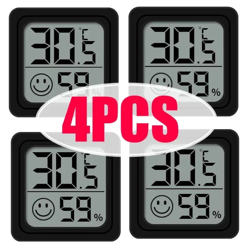 1/3pcsMini LCD Digital Thermometer Hygrometer Indoor Room Temperature Humidity Meter Sensor Gauge Weather Station Set