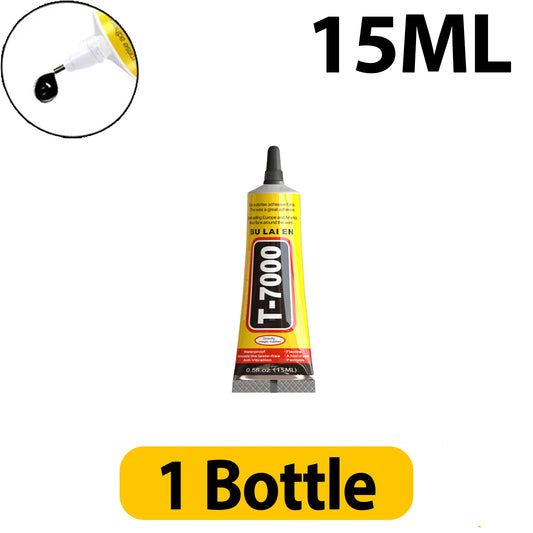 1/5件裝 B7000 T-7000 超級膠水 手機螢幕維修膠水 鑽石珠寶 DIY 工具組 - 玻璃膠水維修點