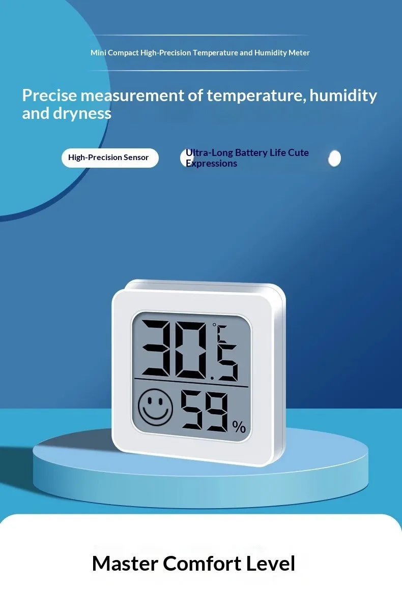 1/3pcsMini LCD Digital Thermometer Hygrometer Indoor Room Temperature Humidity Meter Sensor Gauge Weather Station Set