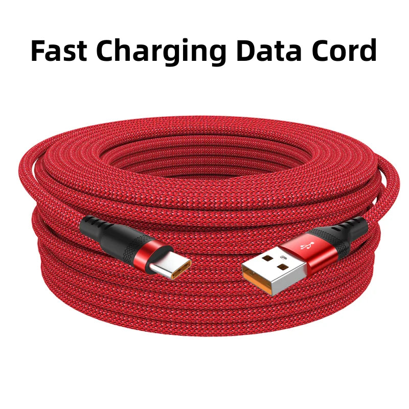 USB Type-C Extended  3M 5M 8-Meter Android Micro USB Fast Charging Cable For Huawei Xiaomi Vivo Oppo And Leeco Phone Data C