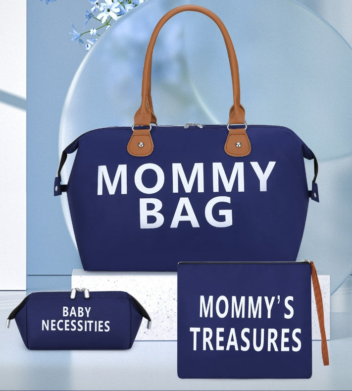 Travel bag Mommy Bag three-piece shoulder bag Tote bag Dry and wet separation