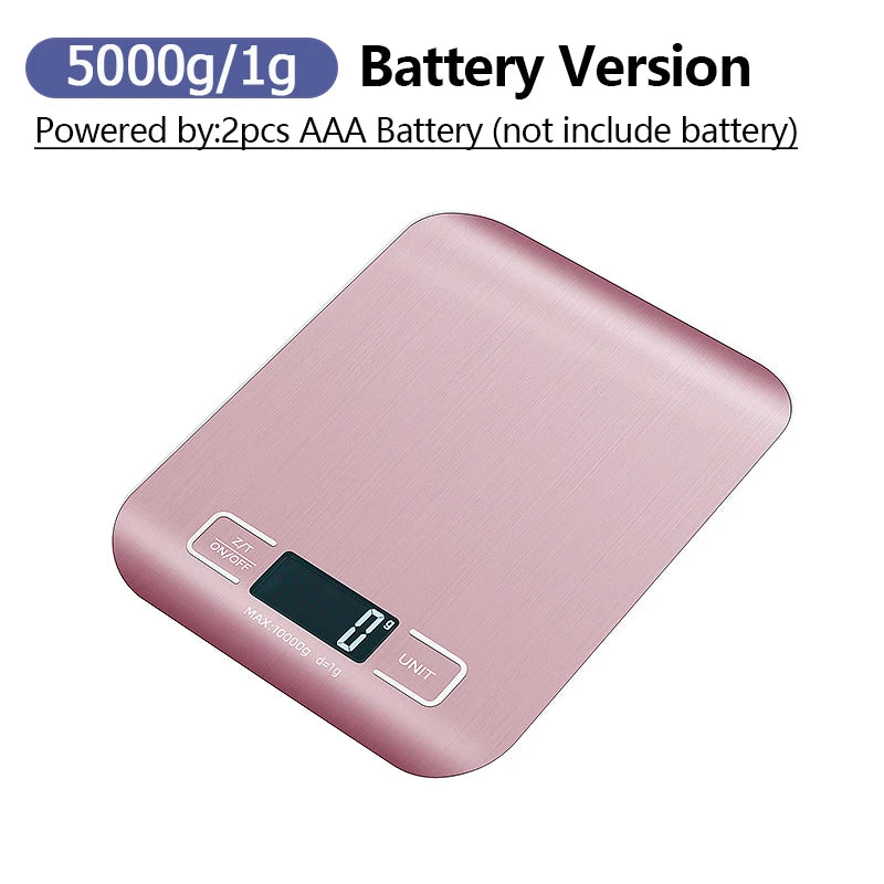 10kg Kitchen Scale,Digital Kitchen Scale with Tare Function, Electronic Coffee Brewing Scale, LCD Display Stainless Steel Screen