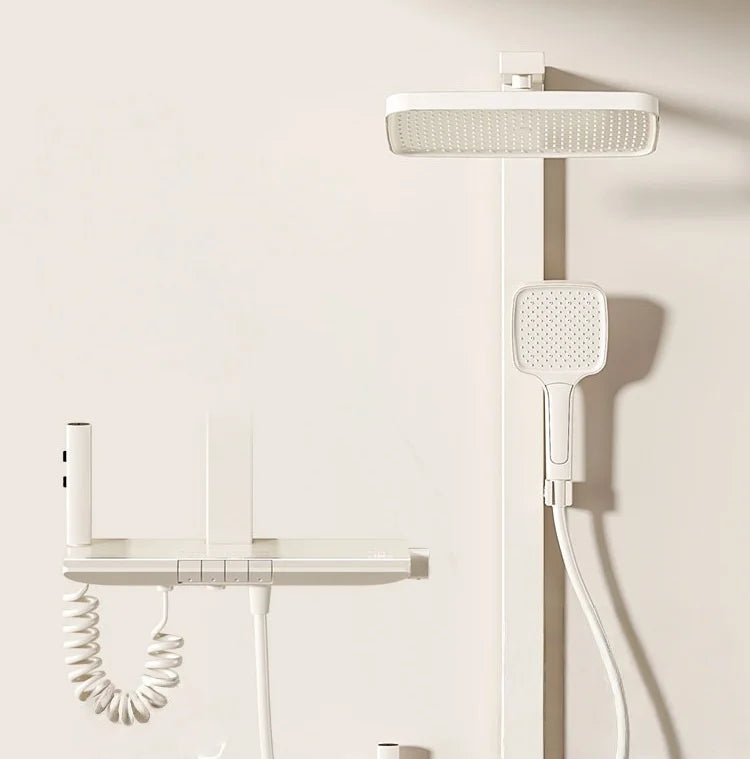 shower head set panel bathroom outdoor rain faucet smart filtered waterfall system heads for mixer faucets