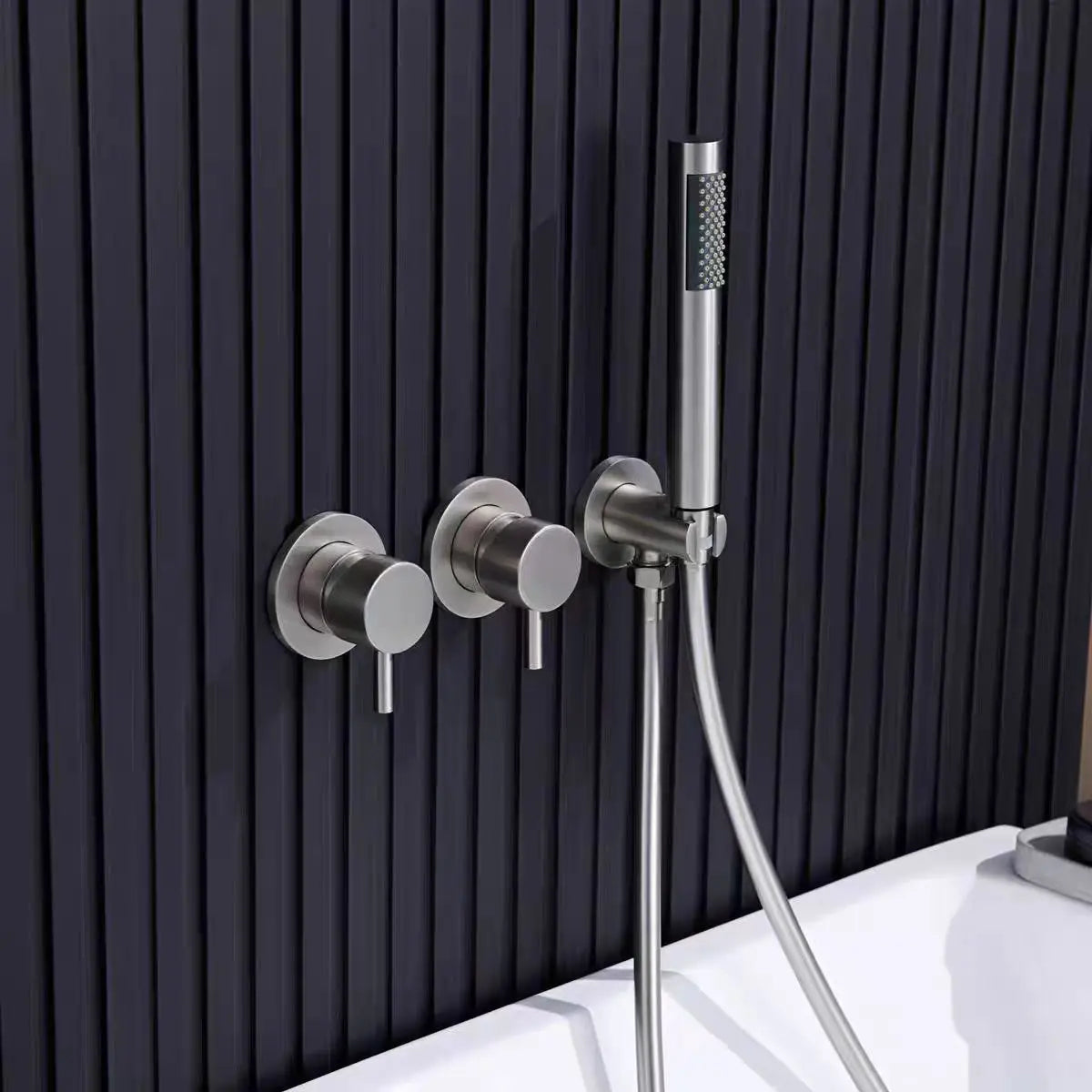 High-quality 10-year Warranty Bathroom Mixer Concealed Rain Shower System Set Solid Copper Bathtub Rain Shower Faucet for Hotel