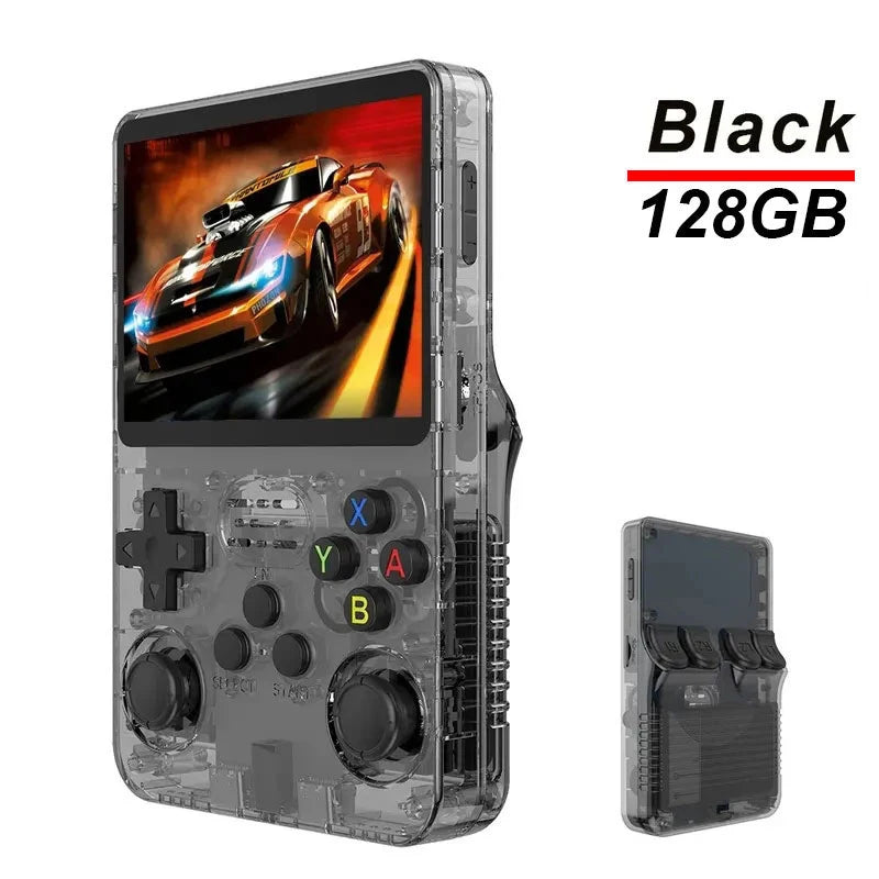 R36S Retro Handheld Video Game Console ARKOS System 3.5 Inch IPS Screen Classic Portable Pocket Video Player 128G Games Boy Gift