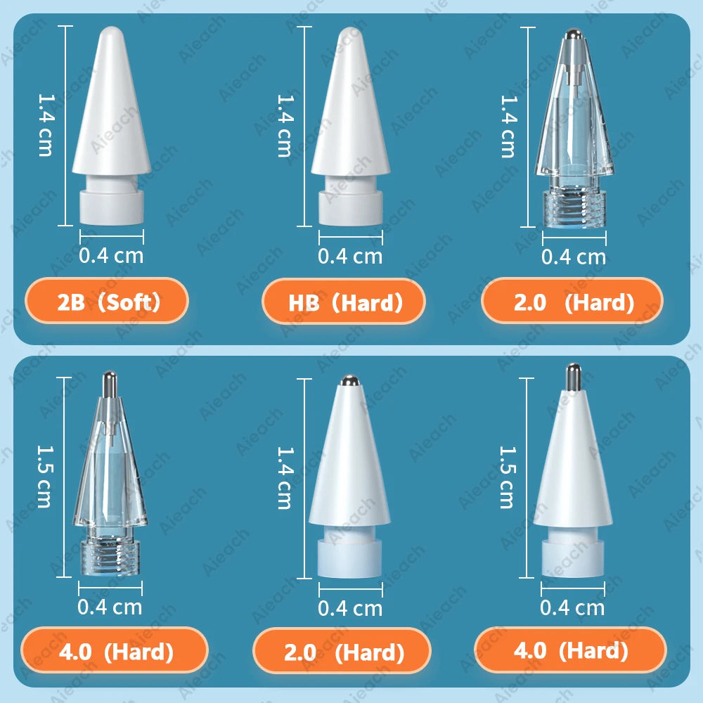 適用於 Apple Pencil 2/1/Pro/USB-C 的 Apple Pencil 筆尖，足夠使用 4 年