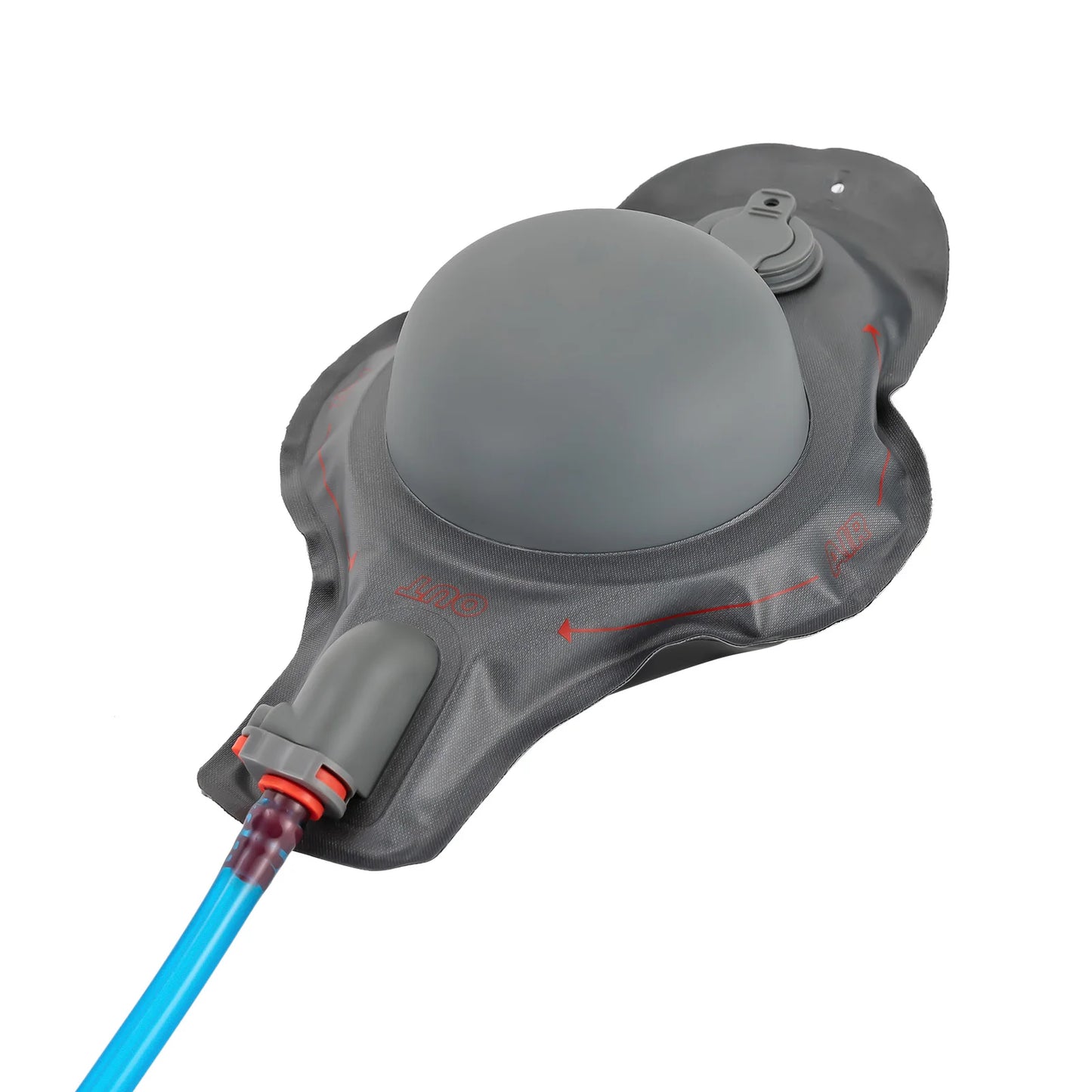 12L Camping Shower Solar Shower Garden Shower with Pump Head Portable and Removable Hose