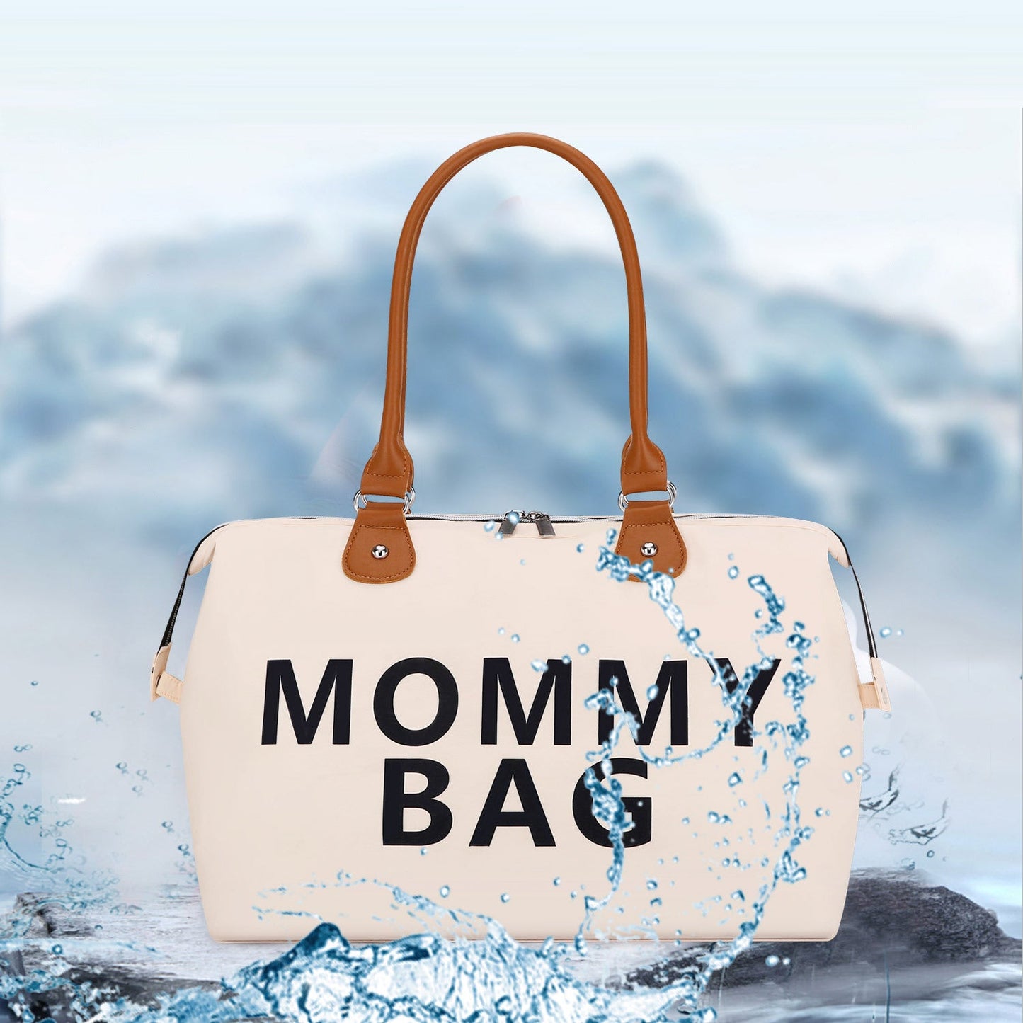 Travel bag Mommy Bag three-piece shoulder bag Tote bag Dry and wet separation