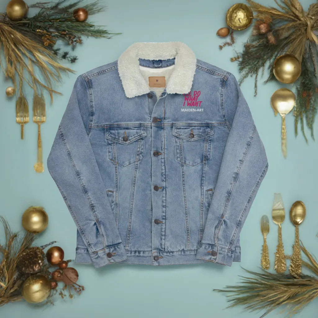 Denim sherpa jacket REBEL GIRL