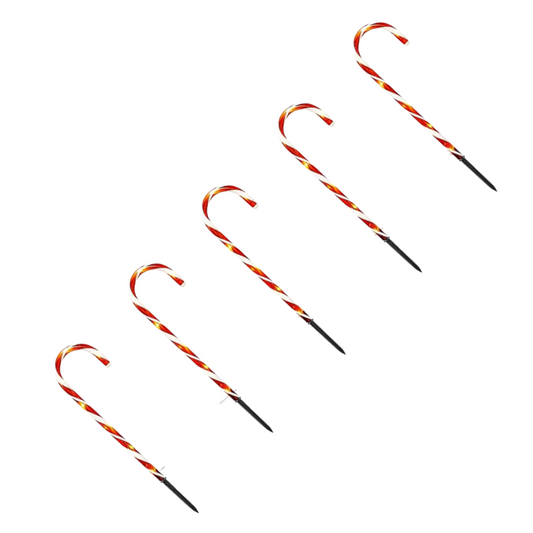 NNEOBA Solar Cane Lights Waterproof Outdoor Christmas (5 PCS)-0