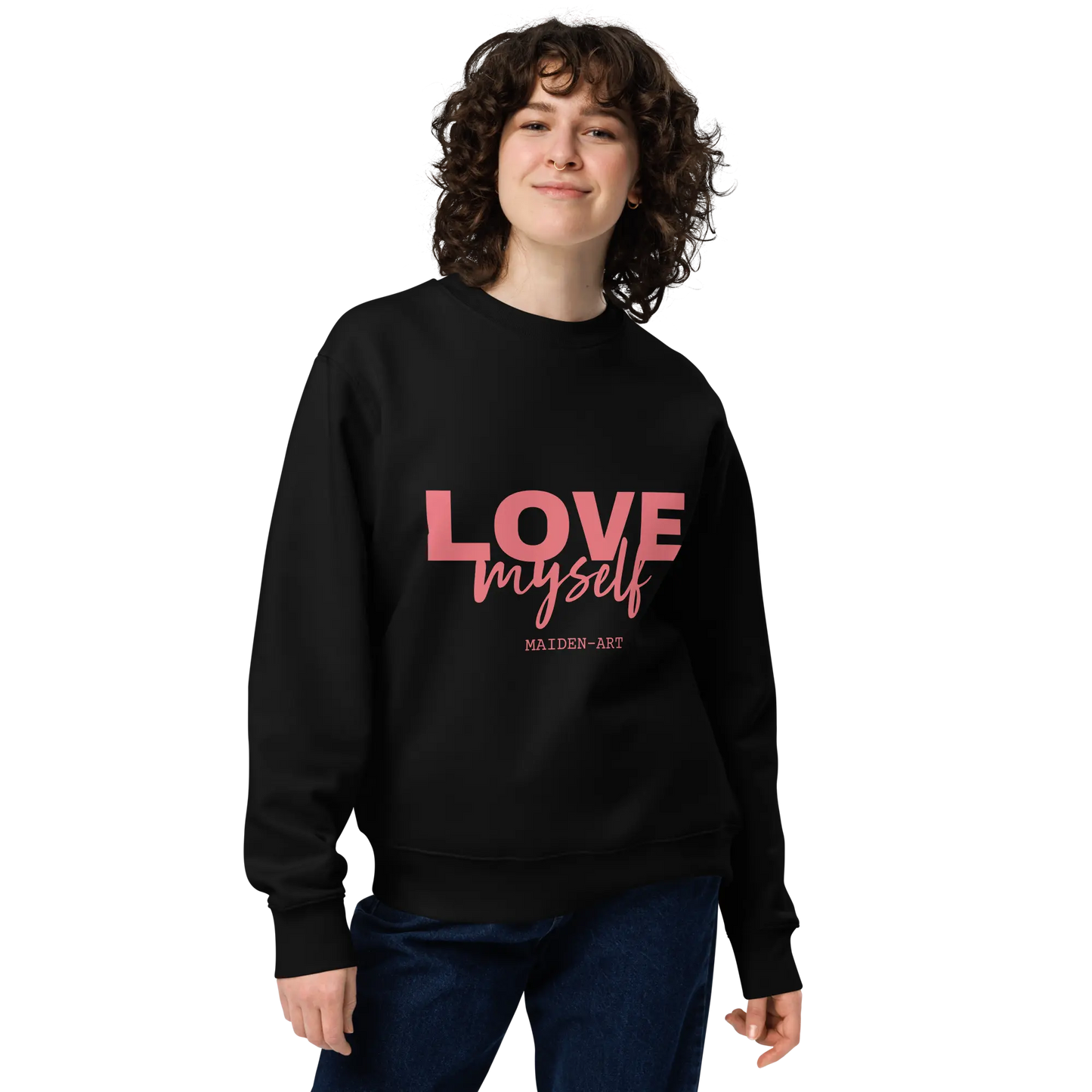 LOVE Myself Unisex eco sweatshirt