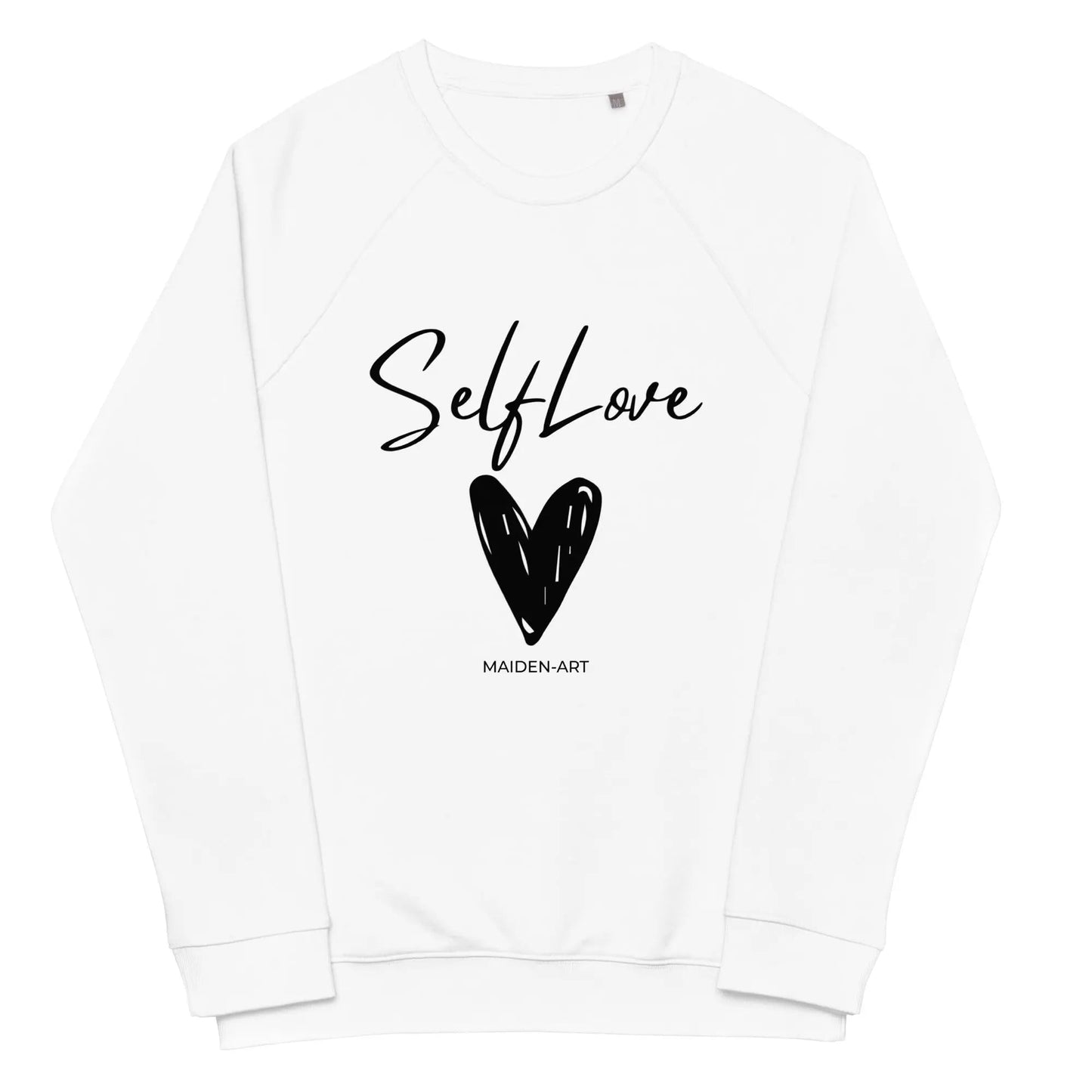 Organic Sweatshirt SELF LOVE Unisex organic raglan sweatshirt